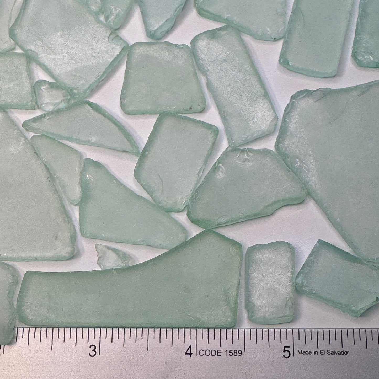 Mint Green Sea Glass, Broken Tumbled Glass for Art & Crafting Projects, Mint Green Sea Glass