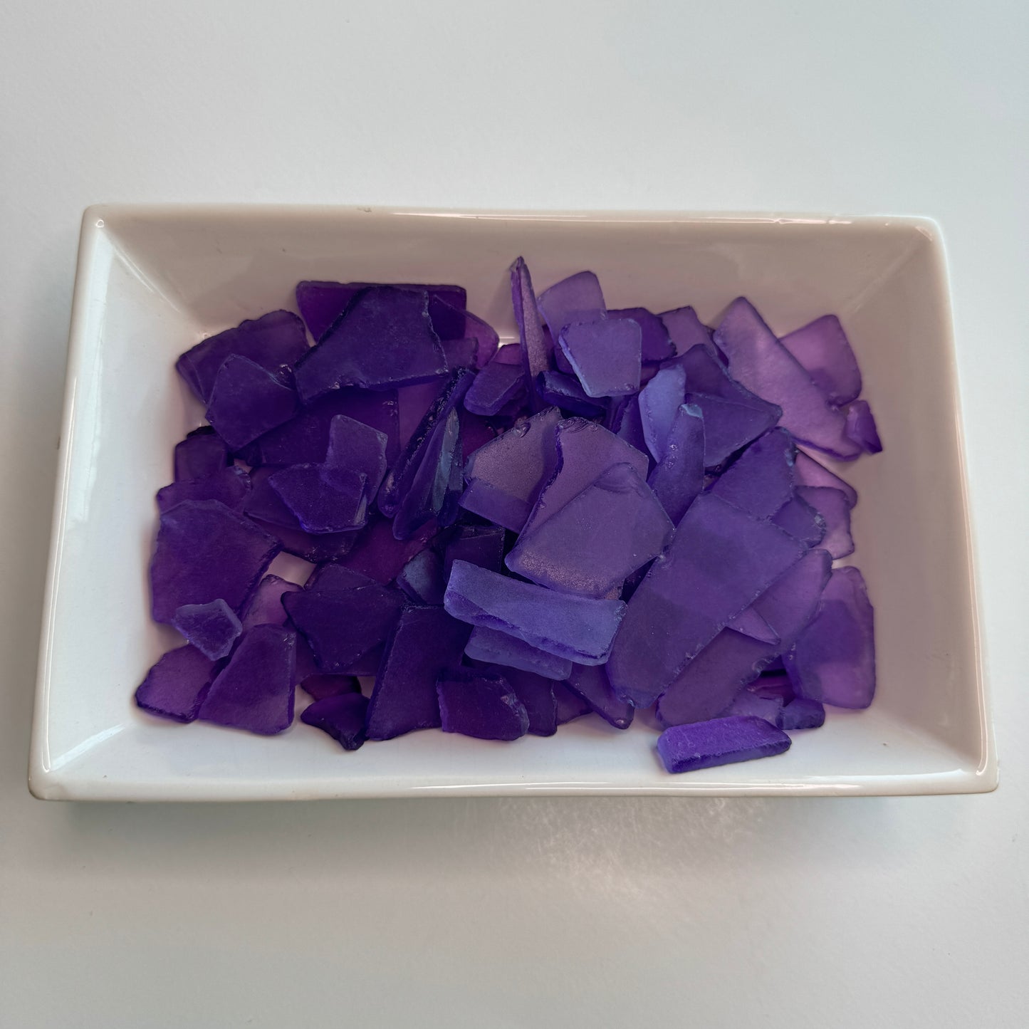 Purple Sea Glass, Broken Tumbled Glass for Art & Crafting Projects, Purple Sea Glass