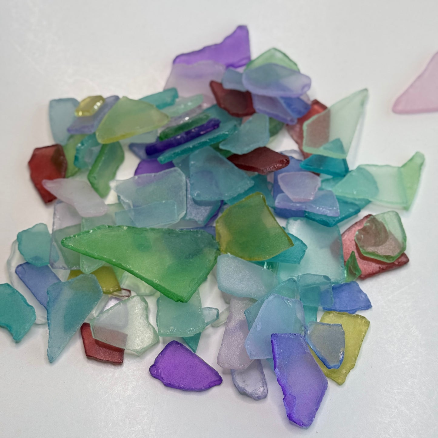 Multi Color Sea Glass, Broken Tumbled Glass for Art & Crafting Projects, Multi Color Sea Glass