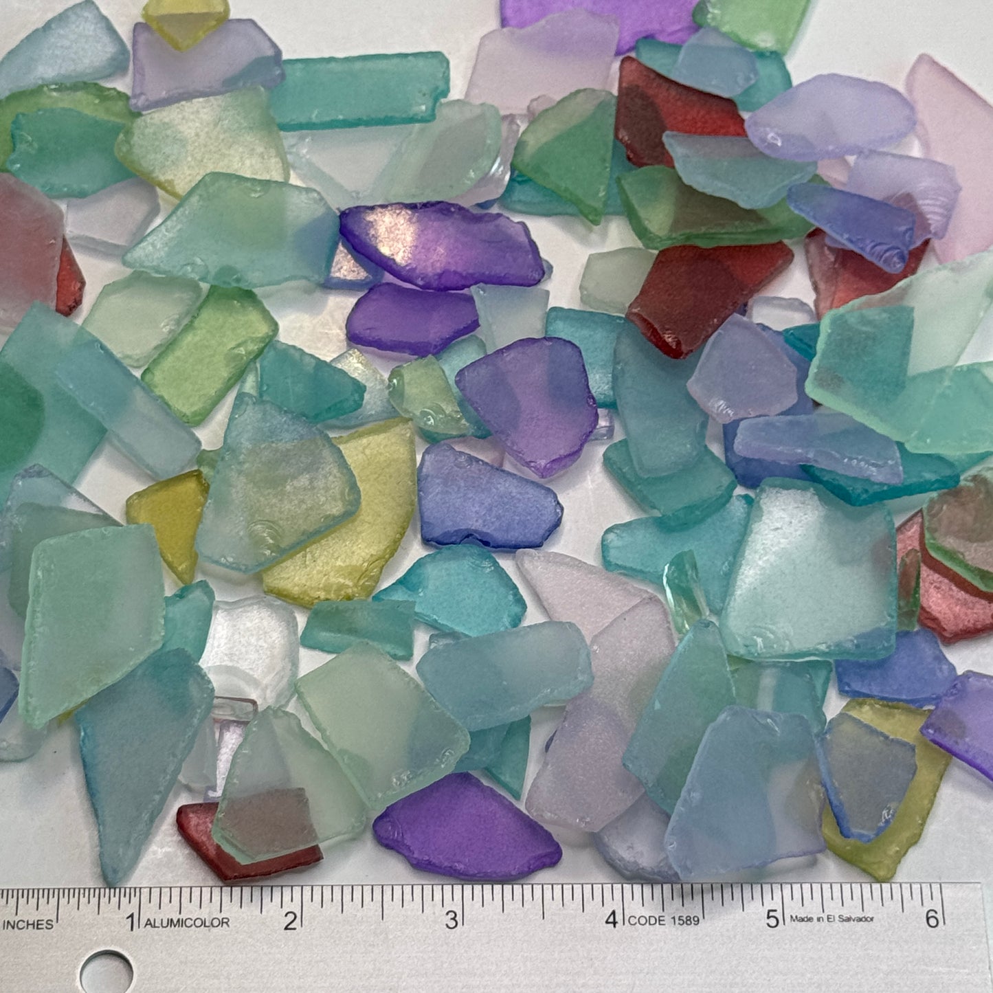 Multi Color Sea Glass, Broken Tumbled Glass for Art & Crafting Projects, Multi Color Sea Glass