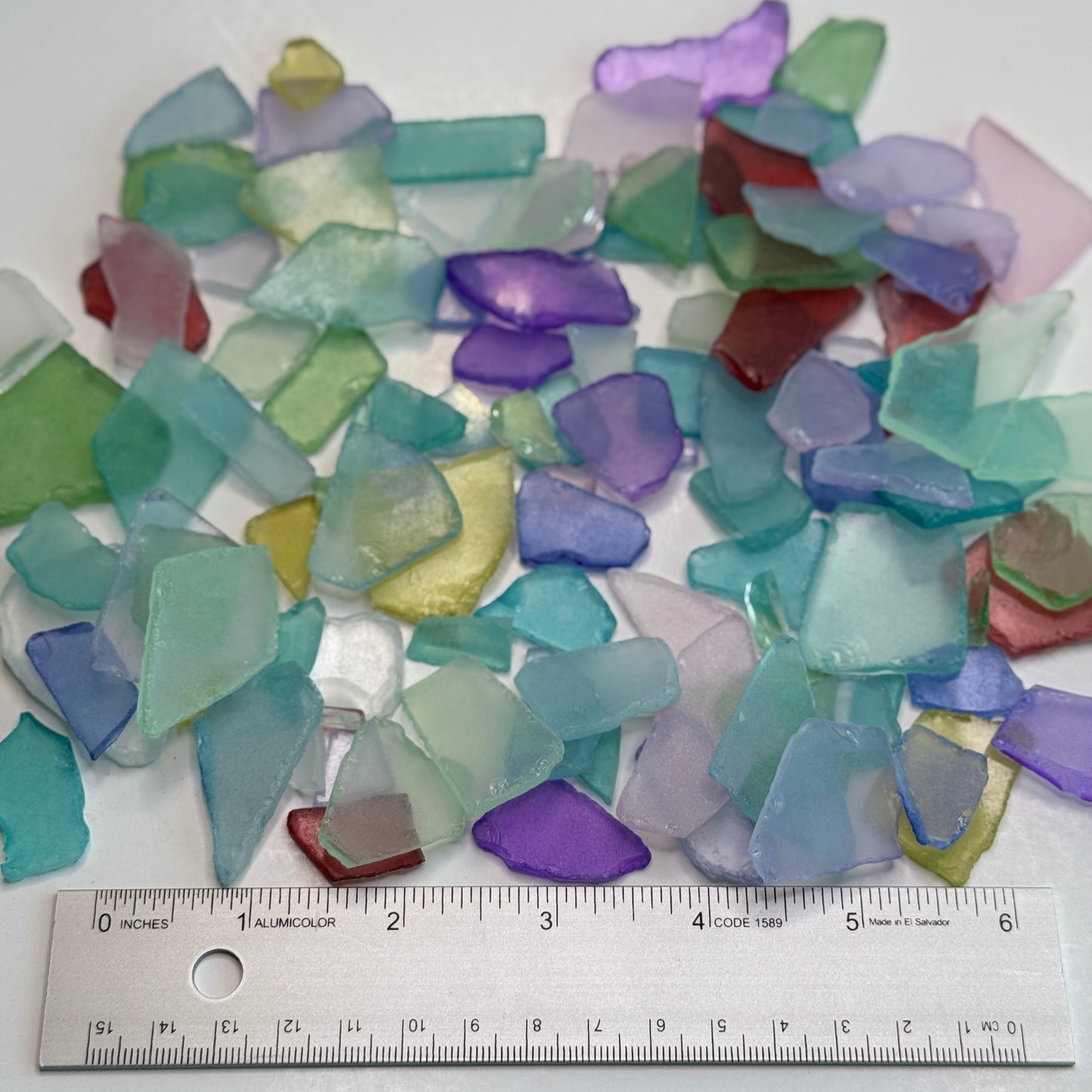 Multi Color Sea Glass, Broken Tumbled Glass for Art & Crafting Projects, Multi Color Sea Glass