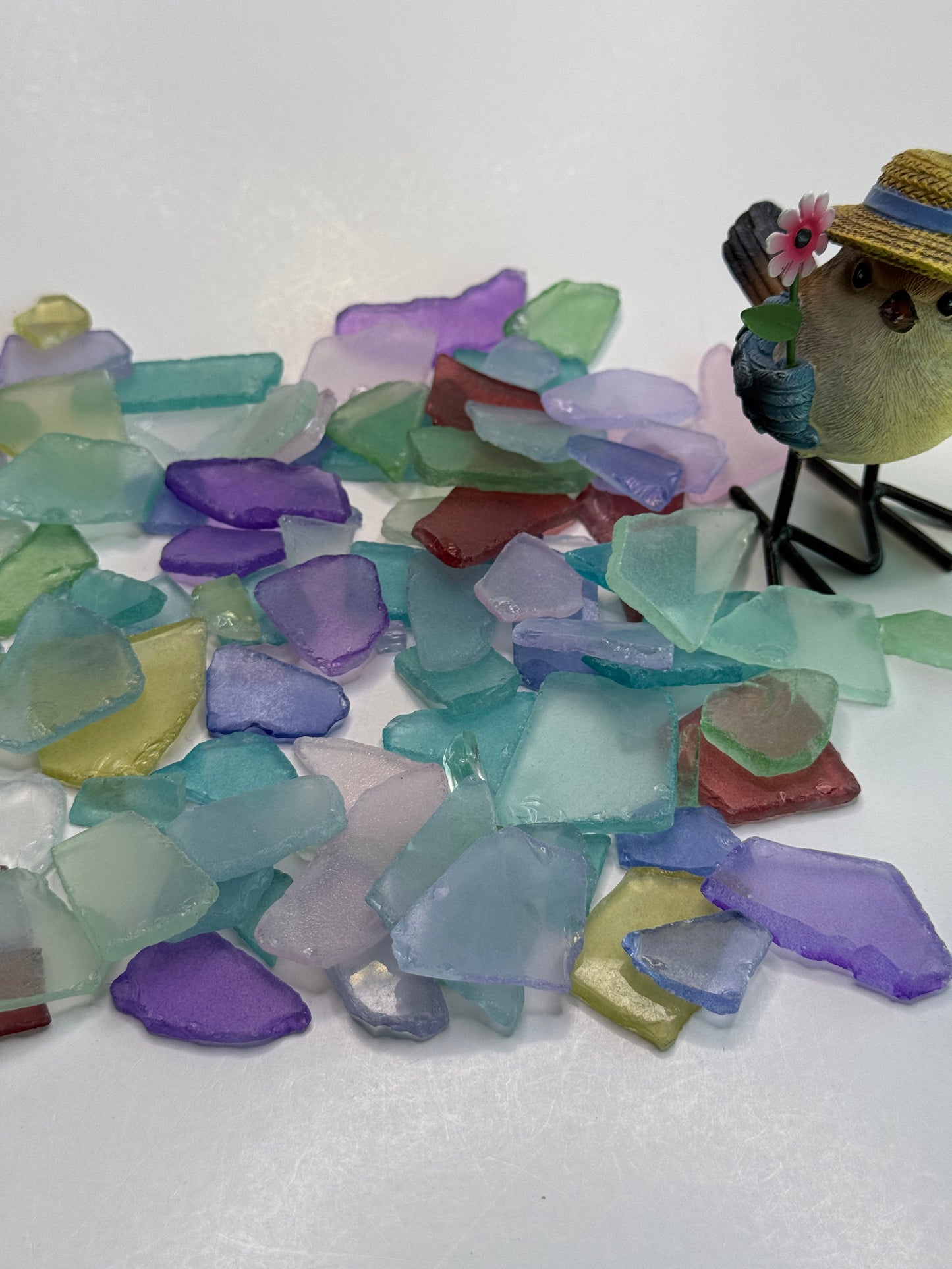 Multi Color Sea Glass, Broken Tumbled Glass for Art & Crafting Projects, Multi Color Sea Glass