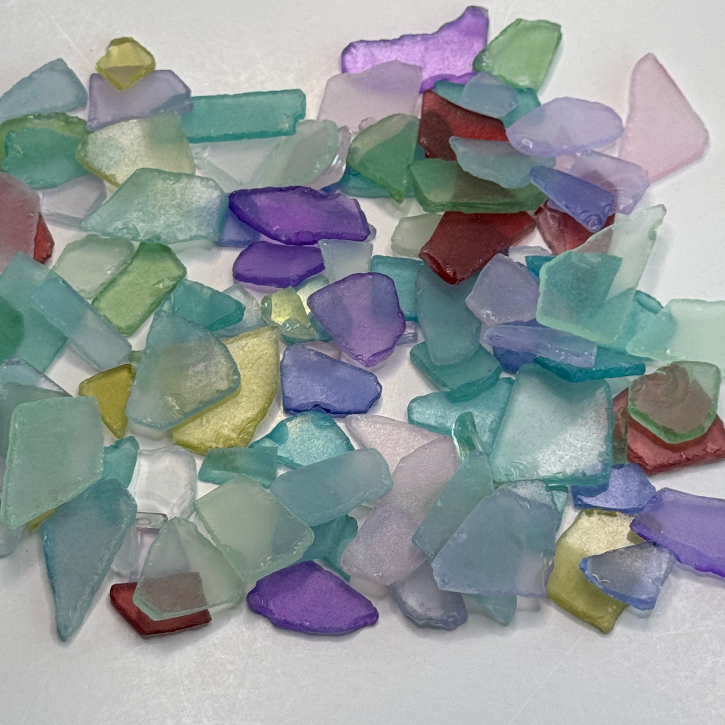 Multi Color Sea Glass, Broken Tumbled Glass for Art & Crafting Projects, Multi Color Sea Glass